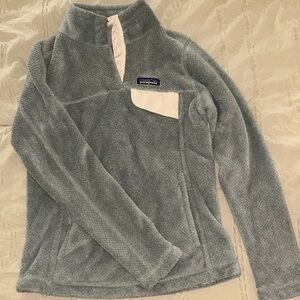 XS Patagonia Gray Fleece Jacket